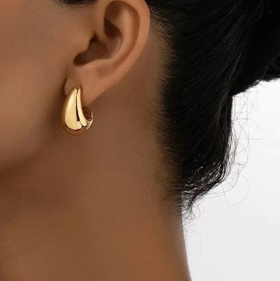 Boucles d'oreilles goutte d'eau or