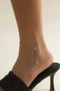 Chaîne de cheville en argent