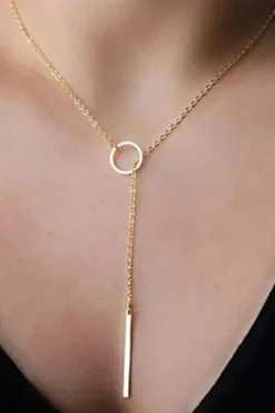 Collier pendant or