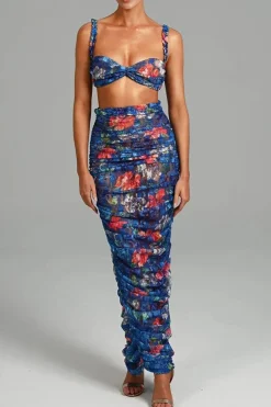 Ensemble robe fleurie chic