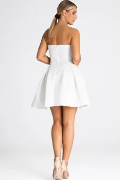 Robe blanche bustier