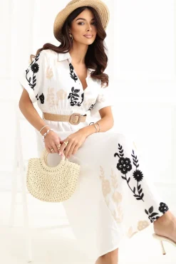 Robe bohème été longue fleurie