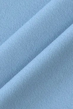 Robe bustier bleue évasée courte