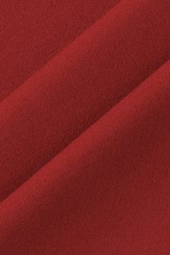Robe bustier rouge évasée avec corset
