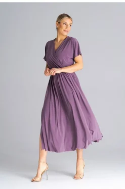 Robe casual pour été longue manches courtes