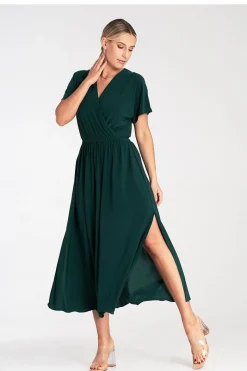 Robe casual pour été longue manches courtes
