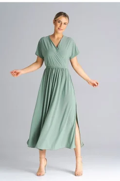 Robe casual pour été longue manches courtes