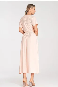 Robe casual pour été longue manches courtes