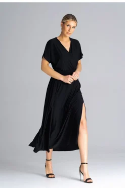 Robe casual pour été longue manches courtes