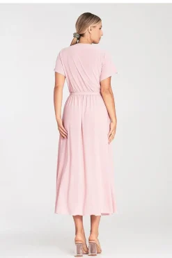Robe casual pour été longue manches courtes