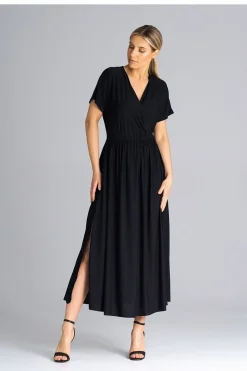 Robe casual pour été longue manches courtes