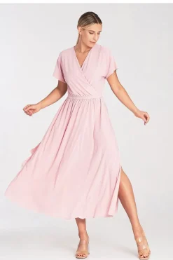 Robe casual pour été longue manches courtes