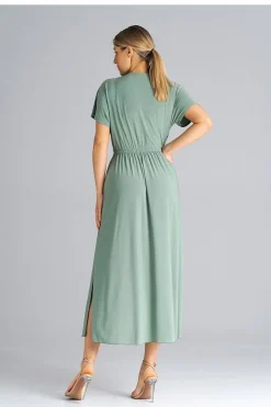 Robe casual pour été longue manches courtes