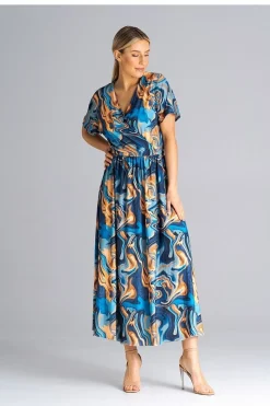 Robe casual pour été longue manches courtes