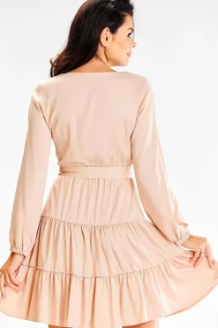 Robe champêtre beige