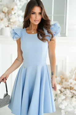 Robe courte bleue