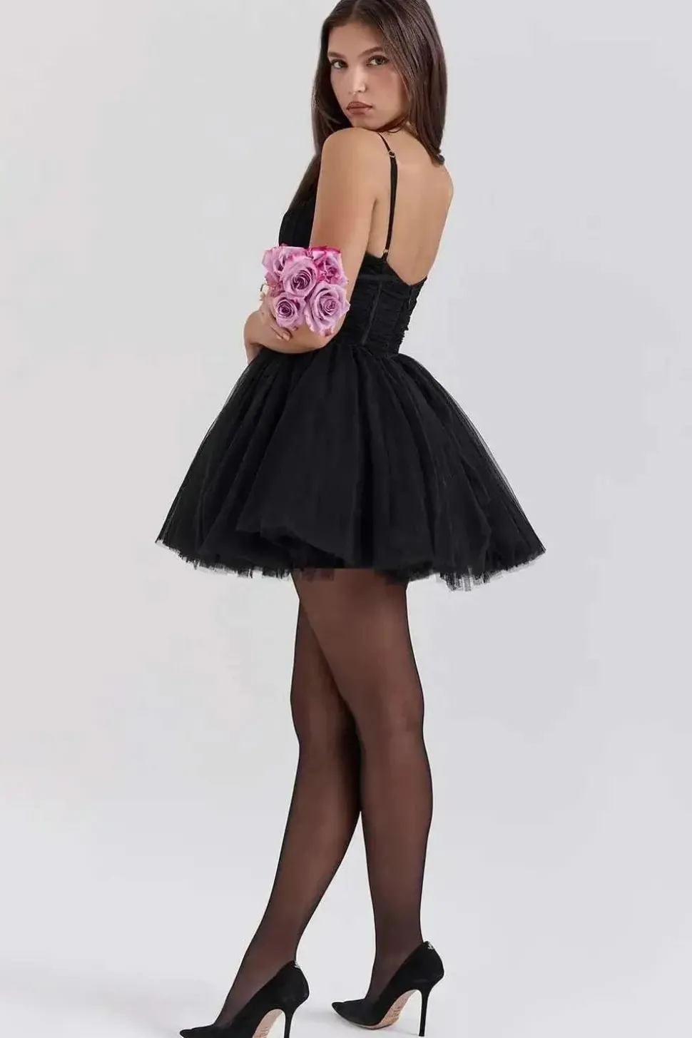 Robe de bal courte ballerine