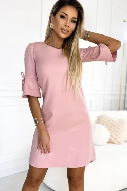 Robe de cocktail courte manches 3/4