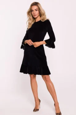 Robe de cocktail en velours chic