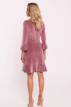 Robe de cocktail en velours chic
