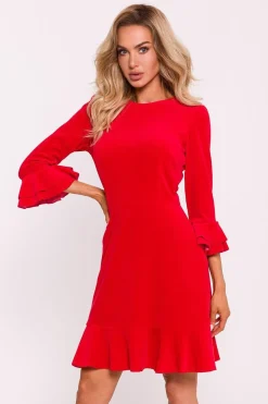 Robe de cocktail en velours chic