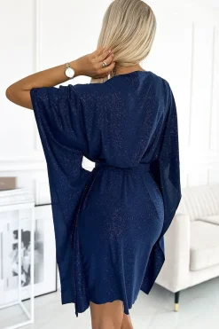 Robe de cocktail papillon courte