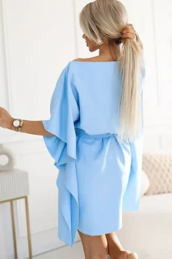 Robe de cocktail papillon courte