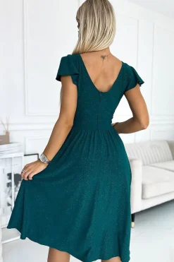 Robe de cocktail vert