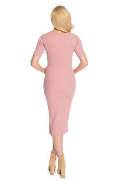 Robe de grossesse rose