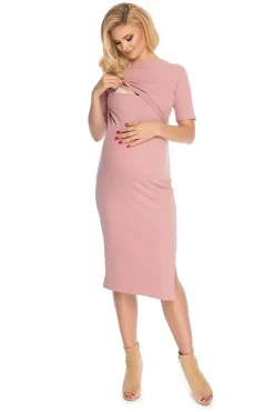 Robe de grossesse rose