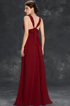 Robe demoiselle d'honneur beige crème