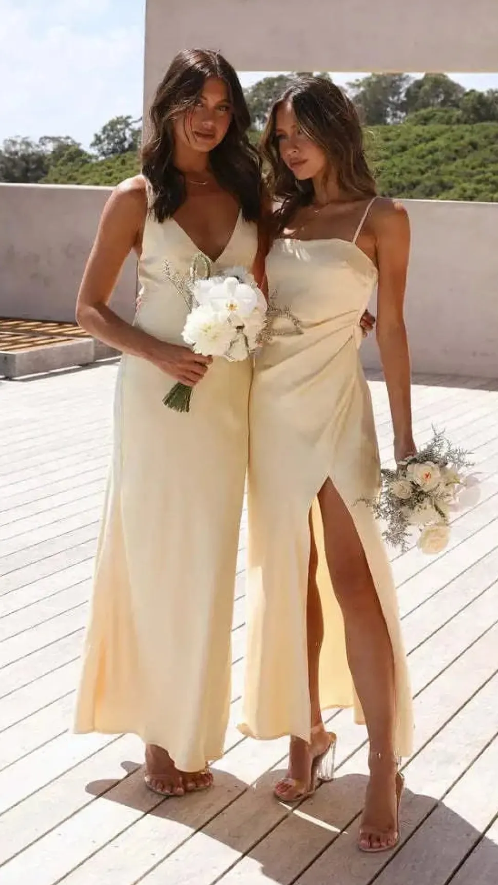 Robe demoiselle d'honneur champagne