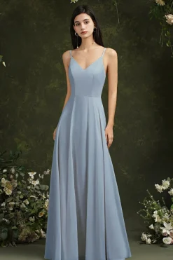 Robe demoiselle d'honneur chic dos dentelle
