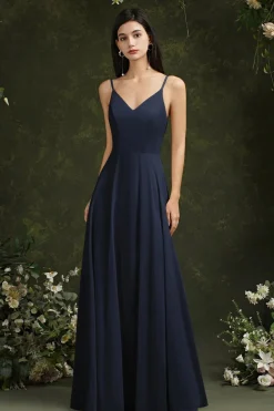 Robe demoiselle d'honneur chic dos dentelle