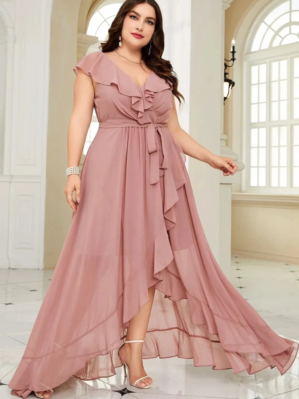 Robe demoiselle d'honneur grande taille