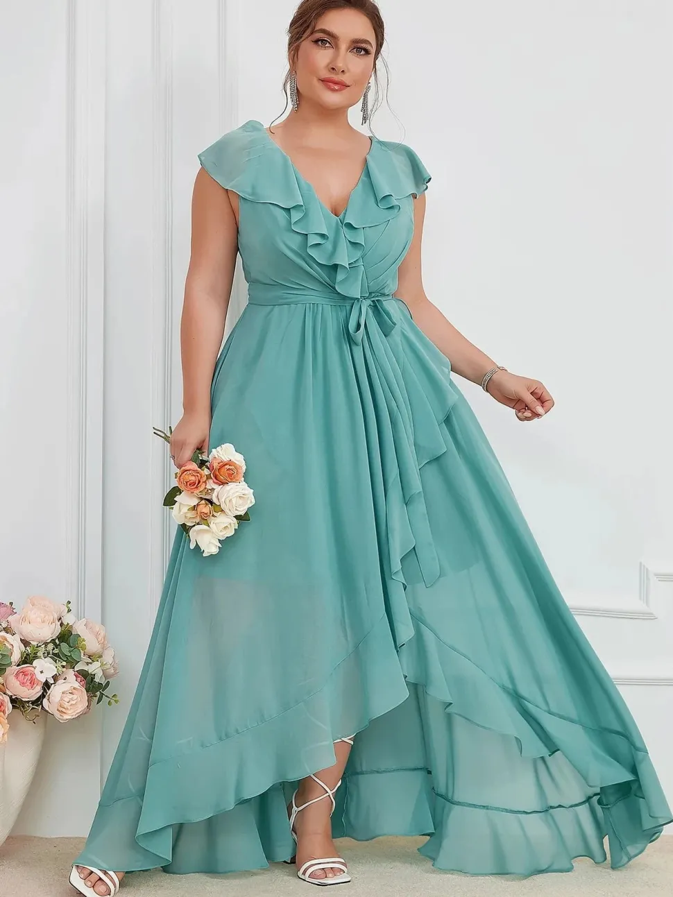 Robe demoiselle d'honneur grande taille