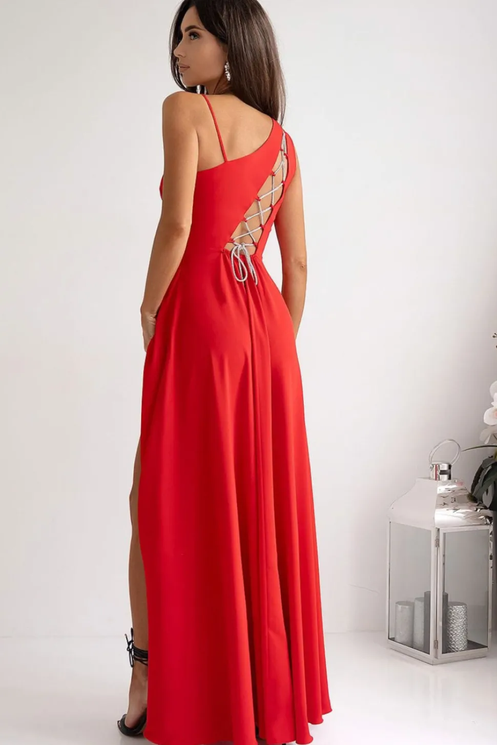 Robe demoiselle d'honneur longue fendue