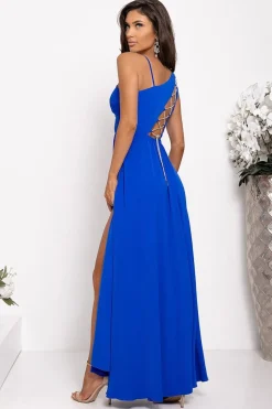 Robe demoiselle d'honneur longue fendue