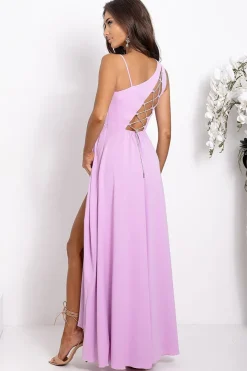 Robe demoiselle d'honneur longue fendue