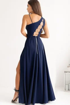 Robe demoiselle d'honneur longue fendue