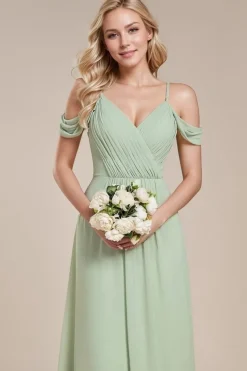 Robe demoiselle d'honneur longue dos nu