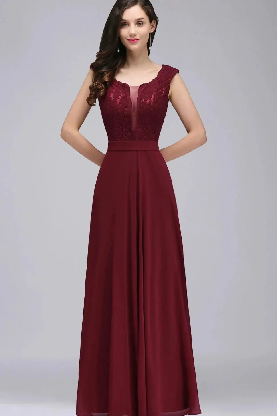 Robe demoiselle d'honneur longue chic