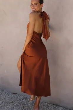 Robe demoiselle d'honneur midi dos nu