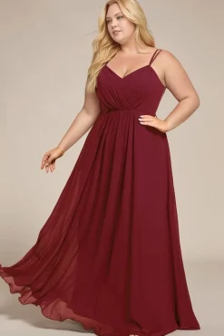 Robe demoiselle d'honneur plus size dos nu