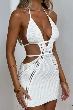 Robe de plage dos nu sexy