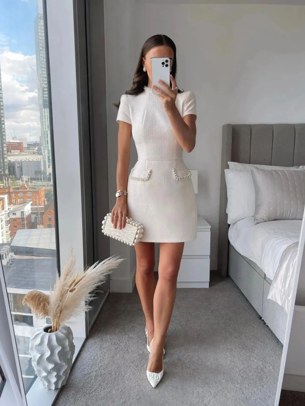 Robe de soirée chic courte habillée