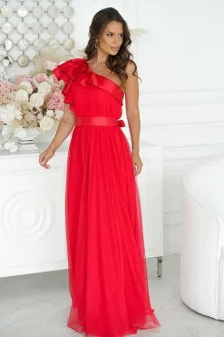 Robe de soirée chic longue en tulle