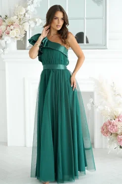 Robe de soirée chic longue en tulle