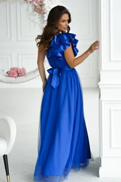 Robe de soirée chic longue en tulle