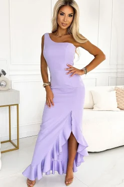 Robe de soirée chic longue fendue